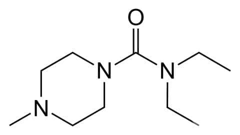  (diethylcarbamazine) | ATC P02CB02 - 
