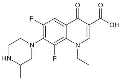 (lomefloxacin) | ATC J01MA07 - 