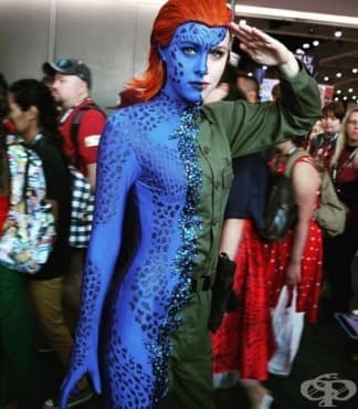 20 ярки участници от фестивала Comic Con 2018 г, които майсторски се преобразиха в любимите си герои - изображение