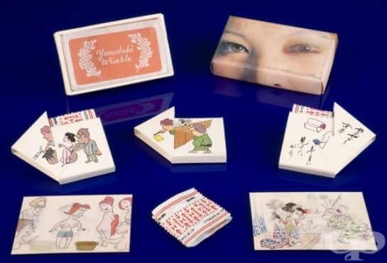 Японски презервативи "Yamabuki Wrinkle" от 1970 година - изображение