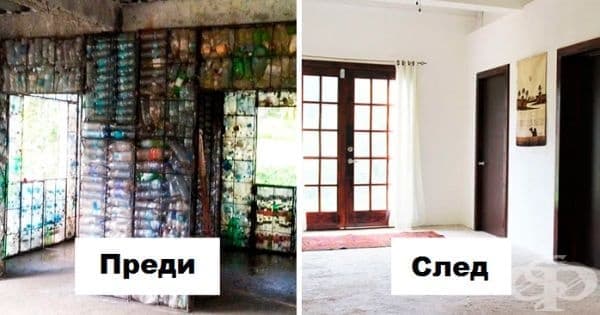 Мъж изгражда къщи от пластмасови бутилки в Панама - изображение