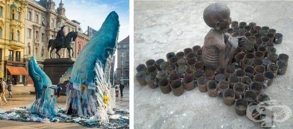 20 трогателни инсталации, които показват болката на нашия свят - изображение