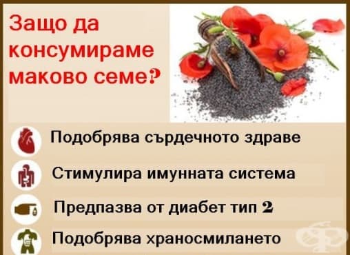 Маково семе пази сърцето, очите и костите - изображение