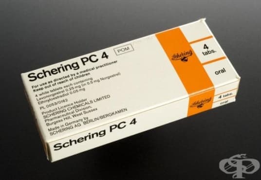 Контрацептивни таблетки на компания „Schering” от 1986 година - изображение