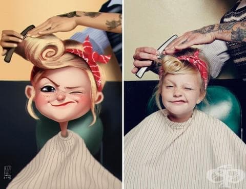 Запознайте се с художника Хулио Сезар, който превръща снимки на случайни хора в забавни илюстрации (галерия) - изображение