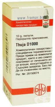 ТУЯ D1000 пилули 10 г