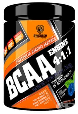 СУИДИШ СУПЛЕМЕНТС BCAA ENGINE 4:1:1 400 гр.