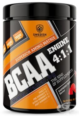 СУИДИШ СУПЛЕМЕНТС BCAA ENGINE 4:1:1 400 гр.
