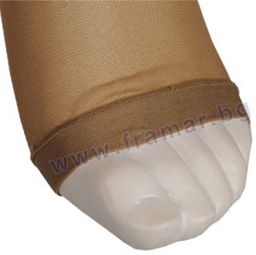 СЕГРЕТА ЧОРАПОГАЩИ СЪС СРЕДНА КОМПРЕСИЯ БЕЗ ПРЪСТИ БЕЖОВИ 4 размер 140 DEN