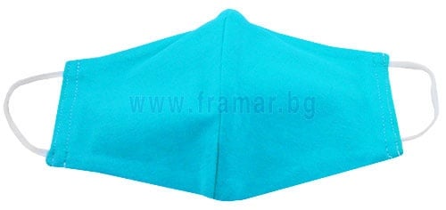 АНТИБАКТЕРИАЛНА МАСКА ЗА ЛИЦЕ ОТ ПЛАТ размер S - M * 1
