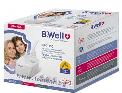 КОМПРЕСОРЕН АПАРАТ ИНХАЛАТОР B.WELL PRO-110