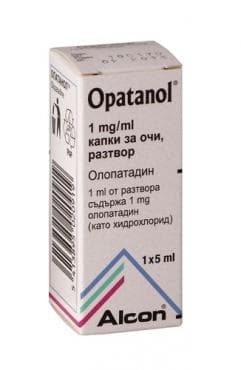 ОПАТАНОЛ колир 0.1% 5 мл.