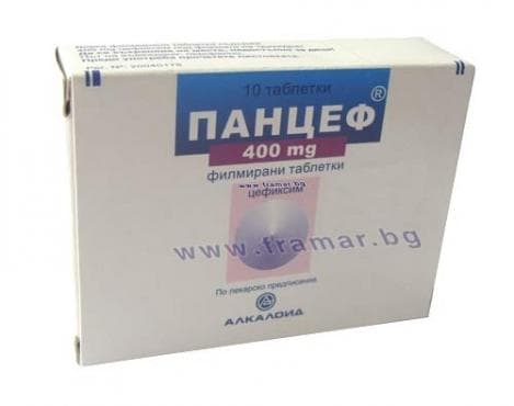 Изображение към продукта ПАНЦЕФ таблетки 400 мг * 10 АЛКАЛОИД