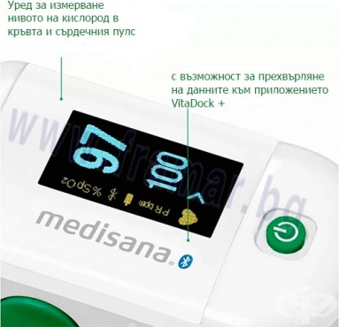 МЕДИСАНА ПУЛС ОКСИМЕТЪР модел PM100 CONNECT
