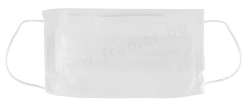 ТРИПЛАСТОВИ САНИТАРНИ МАСКИ С ЛАСТИК / SANITARY FACE MASKS