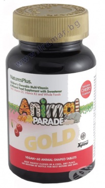 НЕЙЧЪРС ПЛЮС АНИМАЛ ПАРАД ГОЛД ЧЕРЕША дъвчащи таблетки * 60