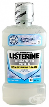    LISTERINE ADVANCED WHITE 250 