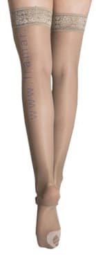 СЕГРЕТА ДЪЛГИ КОМПРЕСИВНИ САМОЗАДЪРЖАЩИ СЕ ЧОРАПИ БЕЖОВИ 4 размер 70 DEN