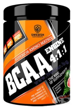 СУИДИШ СУПЛЕМЕНТС BCAA ENGINE 4:1:1 400 гр.