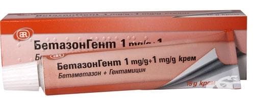 Изображение 2 към продукта БЕТАЗОНГЕНТ 1 мг/г + 1 мг/г крем 15 г