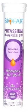 КАЛИЙ + МАГНЕЗИЙ ефервесцентни таблетки * 20 БИОФАР