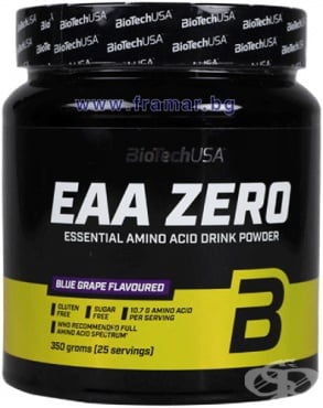 БИОТЕЧ EAA (ЕСЕНЦИАЛНИ АМИНОКИСЕЛИНИ) ZERO 350 г ОВКУСЕНИ