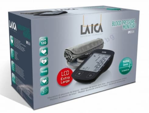 ЛАЙКА ЕЛЕКТРОНЕН АПАРАТ ЗА ИЗМЕРВАНЕ НА КРЪВНО НАЛЯГАНЕ ЗА ГОРНА ЧАСТ НА РЪКАТА модел BM2604