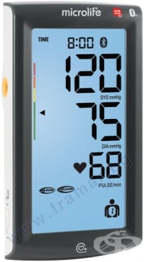 ЕЛЕКТРОНЕН АПАРАТ ЗА ИЗМЕРВАНЕ НА КРЪВНО НАЛЯГАНЕ ЗА ГОРНА ЧАСТ НА РЪКАТА МИКРОЛАЙФ BP A7 TOUCH BT