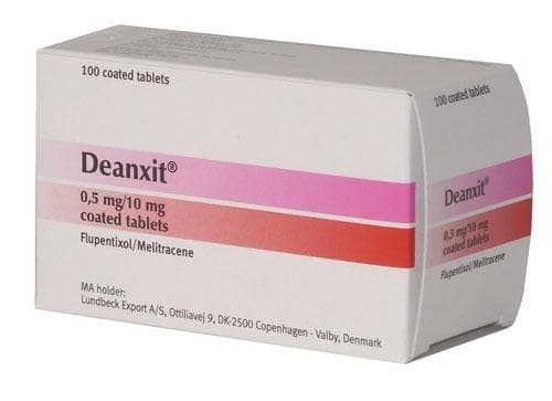 Изображение към продукта ДЕАНКСИТ 0,5 mg /10 mg филмирани таблетки * 100