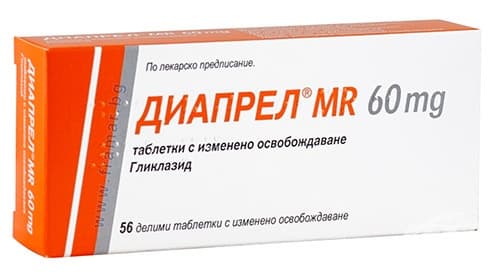 Изображение към продукта ДИАПРЕЛ MR таблетки 60 мг * 56