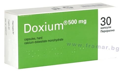 ДОКСИУМ капсули 500 мг * 30 OM PHARMA