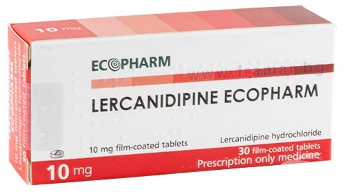 ЛЕРКАНИДИПИН таблетки 10 мг * 30 ЕКОФАРМ