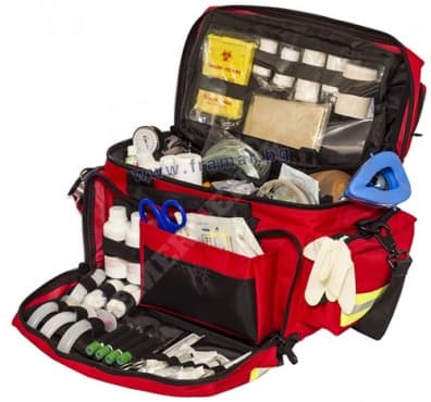 ЧАНТА ЗА СПЕШНА ПОМОЩ ELITE BAGS EM - 13.003 ЧЕРВЕНА