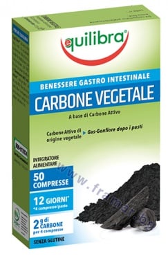 ЕКВИЛИБРА РАСТИТЕЛЕН ВЪГЛЕН таблетки * 50