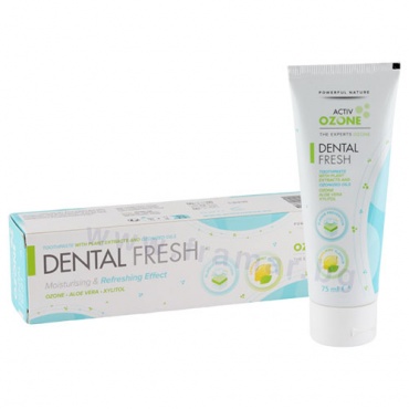 Изображение към продукта АКТИВ ОЗОН ОЗОНИРАНА ПАСТА ЗА ЗЪБИ ДЕНТАЛ ФРЕШ 75 мл