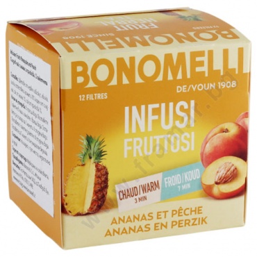 Изображение към продукта БОНОМЕЛИ ПЛОДОВ ЧАЙ АНАНАС И ПРАСКОВА филтър * 12