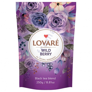 Изображение към продукта ЛОВАРЕ НАСИПЕН ЧАЙ WILD BERRY ДОЙПАК 250 г + филтър * 50