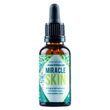 Изображение към продукта MIRACLE SKIN ОКОЛООЧЕН НОЩЕН ПОДМЛАДЯВАЩ СЕРУМ 30 мл BILIANA YOTOVSKA LABEL