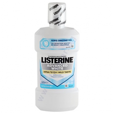 ����������� ��� �������� ���� �� ���� LISTERINE ADVANCED WHITE 500 ��