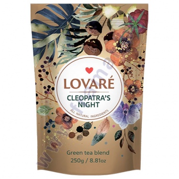 Изображение към продукта ЛОВАРЕ НАСИПЕН ЧАЙ CLEOPATRA’S NIGHT 250 г + филтър * 50