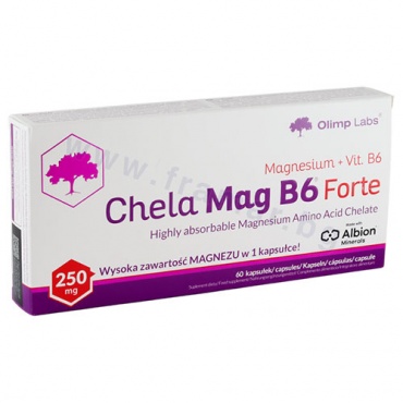 Изображение към продукта ОЛИМП ЛАБС ЧЕЛА-МАГ B6 ФОРТЕ капсули * 60