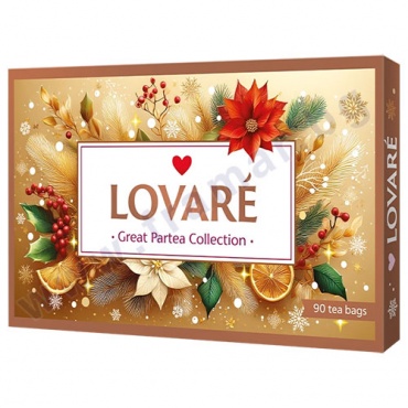 Изображение към продукта ЛОВАРЕ ЧАЙ АСОРТИ GREAT PARTEA ЗИМНА КОЛЕКЦИЯ 18 ВИДА * 5