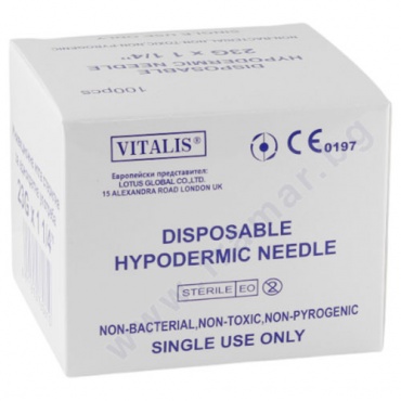 Изображение към продукта ИНЖЕКЦИОННА ИГЛА 06 G23 СИН * 100