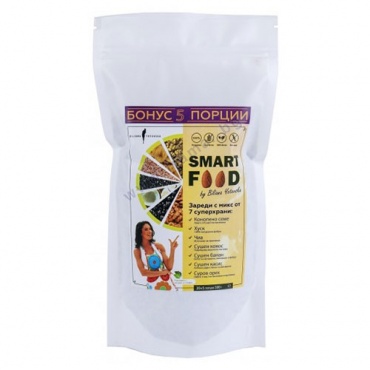 Изображение към продукта СМАРТ ФУУД БАНАН И КАСИС 400 г + 100 г бонус BILIANA YOTOVSKA LABEL