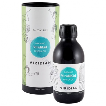 Изображение към продукта ВИРИДИКИД ОРГАНИК ОМЕГА-3 ЗА ДЕЦА 200 мл VIRIDIAN
