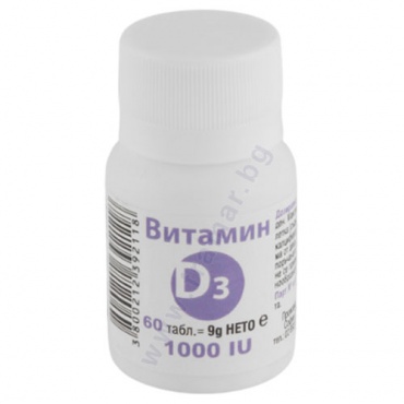     D3  1000 IU * 60 