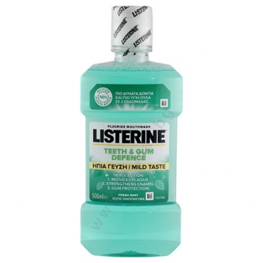       LISTERINE TEETH & GUM DEFENCE MILD 500 