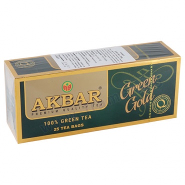 Изображение към продукта ЗЕЛЕН ЧАЙ АКБАР ГОЛД С ФИЛТЪР * 25