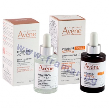 АВЕН КОМПЛЕКТ ХИАЛУРОН АКТИВ В3 СЕРУМ 30 мл + ВИТАМИН АКТИВ Cg СЕРУМ 30 мл