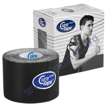 КИНЕЗИОТЕРАПЕВТИЧНА ЛЕНТА CURE TAPE SPORTS 5 м/5 см